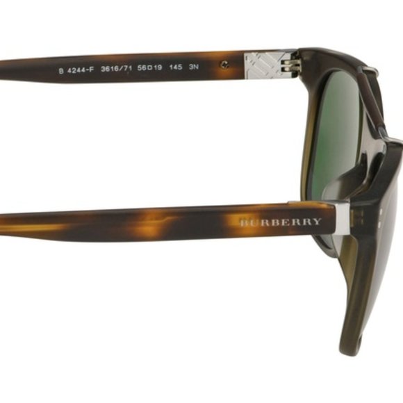 SALE!! BURBERRY 56MM HAVANA SUNGLASSES - Picture 2 of 3